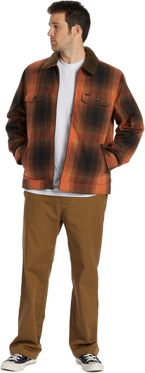 Billabong Herren Barlow Sherpa Windbreaker S braun, S braun
