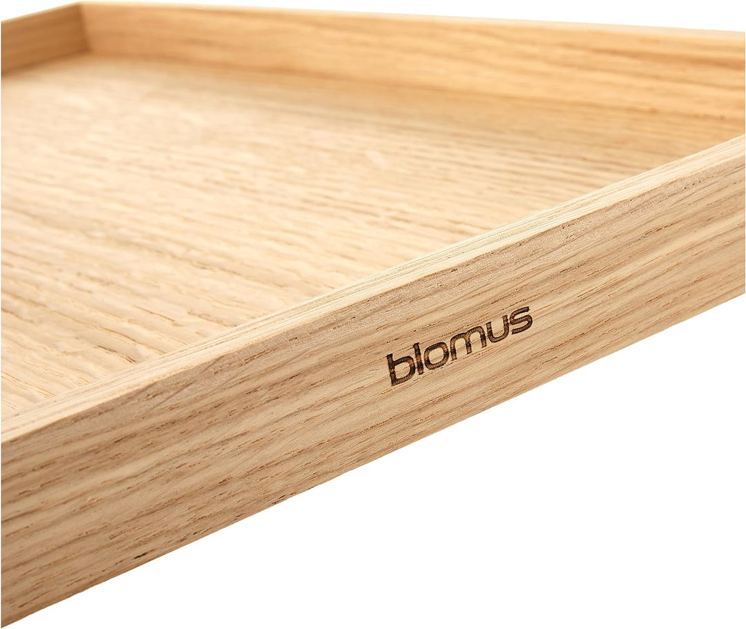 Blomus 63800 -BORDA- Tablett L aus massivem Eichenholz, Serviertablett 2, 5 x 30 x 40 cm 40 x 30 x 2