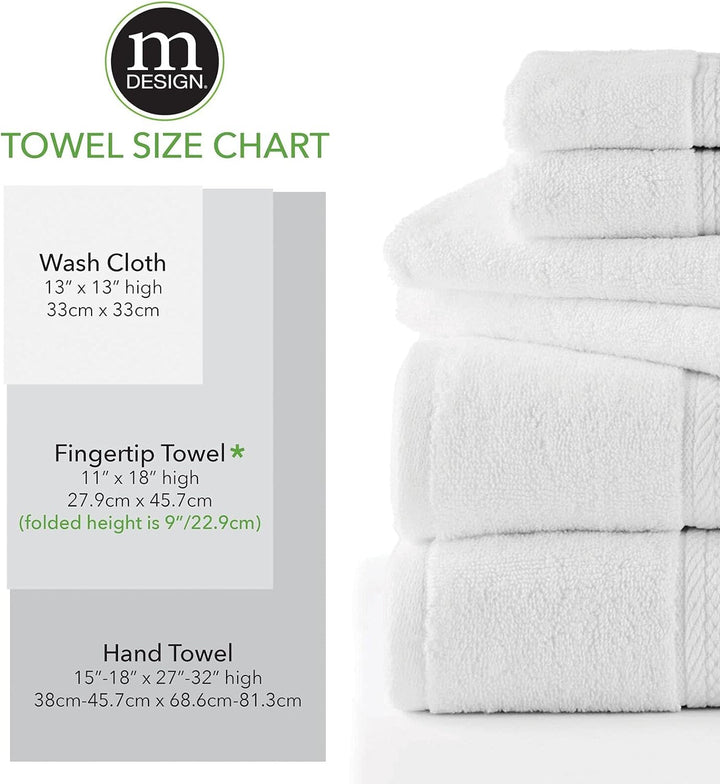 mDesign Handtuchhalter für den Waschtisch – frei stehender Handtuchständer für 2 kleine Gästehandtüc