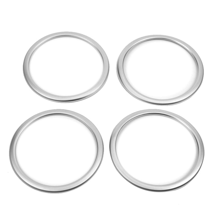 Headerbs 4 STÜCKE ABS Chrom Auto Tür Lautsprecher Ring Abdeckung Trim für X1 F48 2016-2018