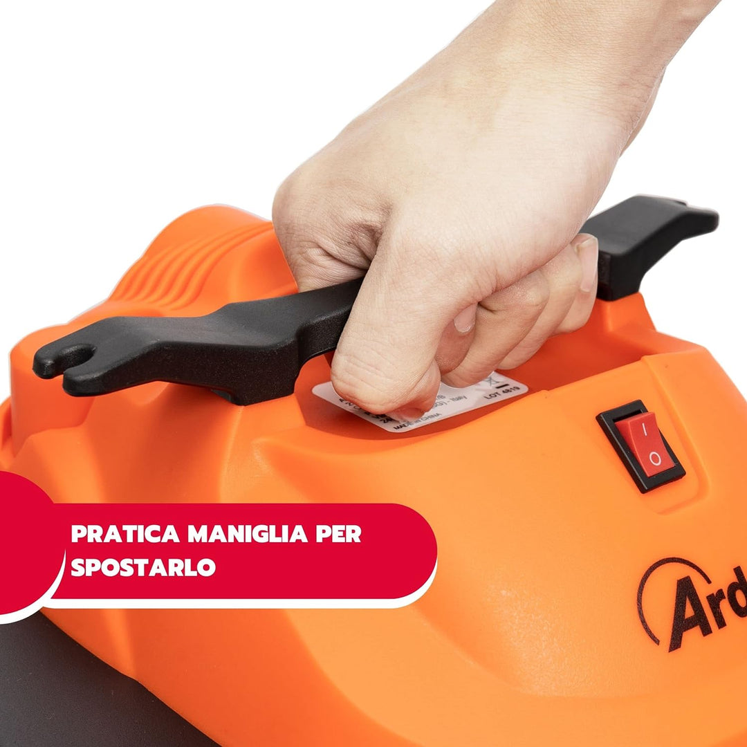 ARDES - AR4A20 ASHPIRO 20 Profession. Aschesauger, 20-l-Behälter, Hepa-Filter und zusätzlicher feuer