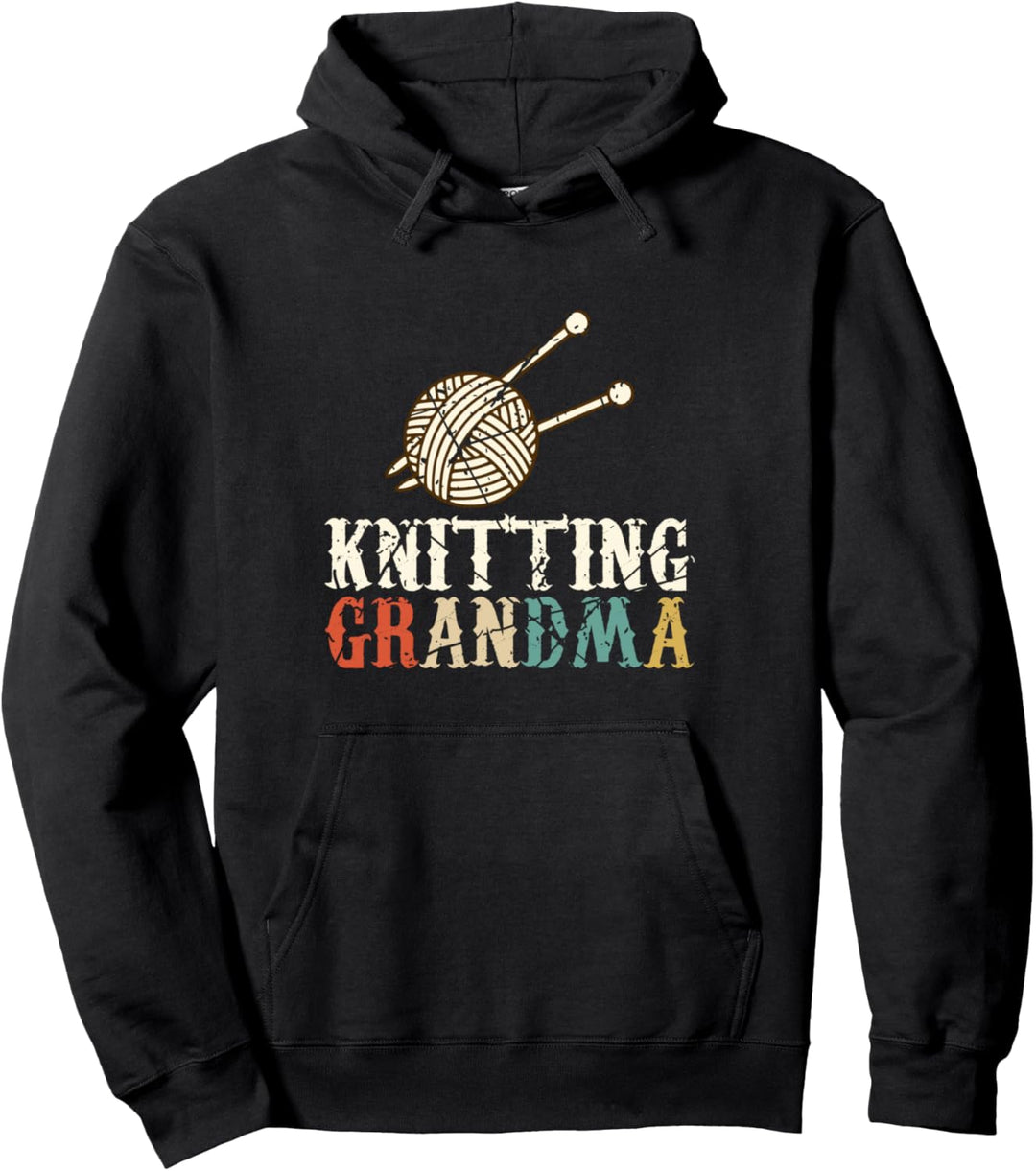 Stricken Oma Häckeln Grossmutter Geschenk Pullover Hoodie