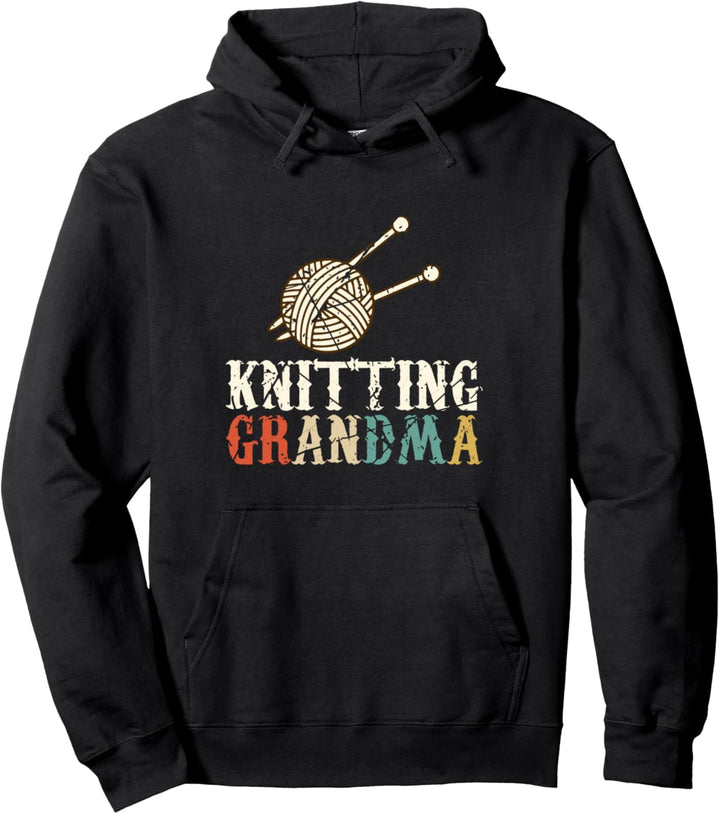 Stricken Oma Häckeln Grossmutter Geschenk Pullover Hoodie