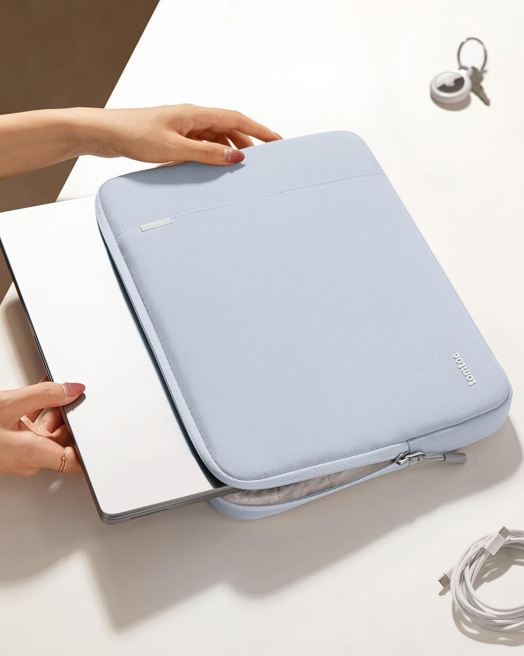 tomtoc 360° Tasche Hülle Entwickelt für 13 Zoll MacBook Neo A3404 (2026) mit A18 Pro Chip, Wasserabw