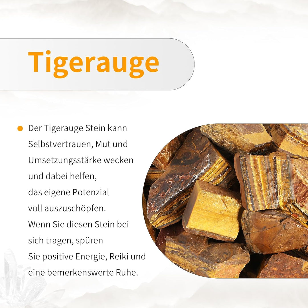 KYEYGWO Tigerauge Nette Kristall Eule Figur Ornamente, Mini Stein Käuzchen Statuen Harz Tier Skulptu