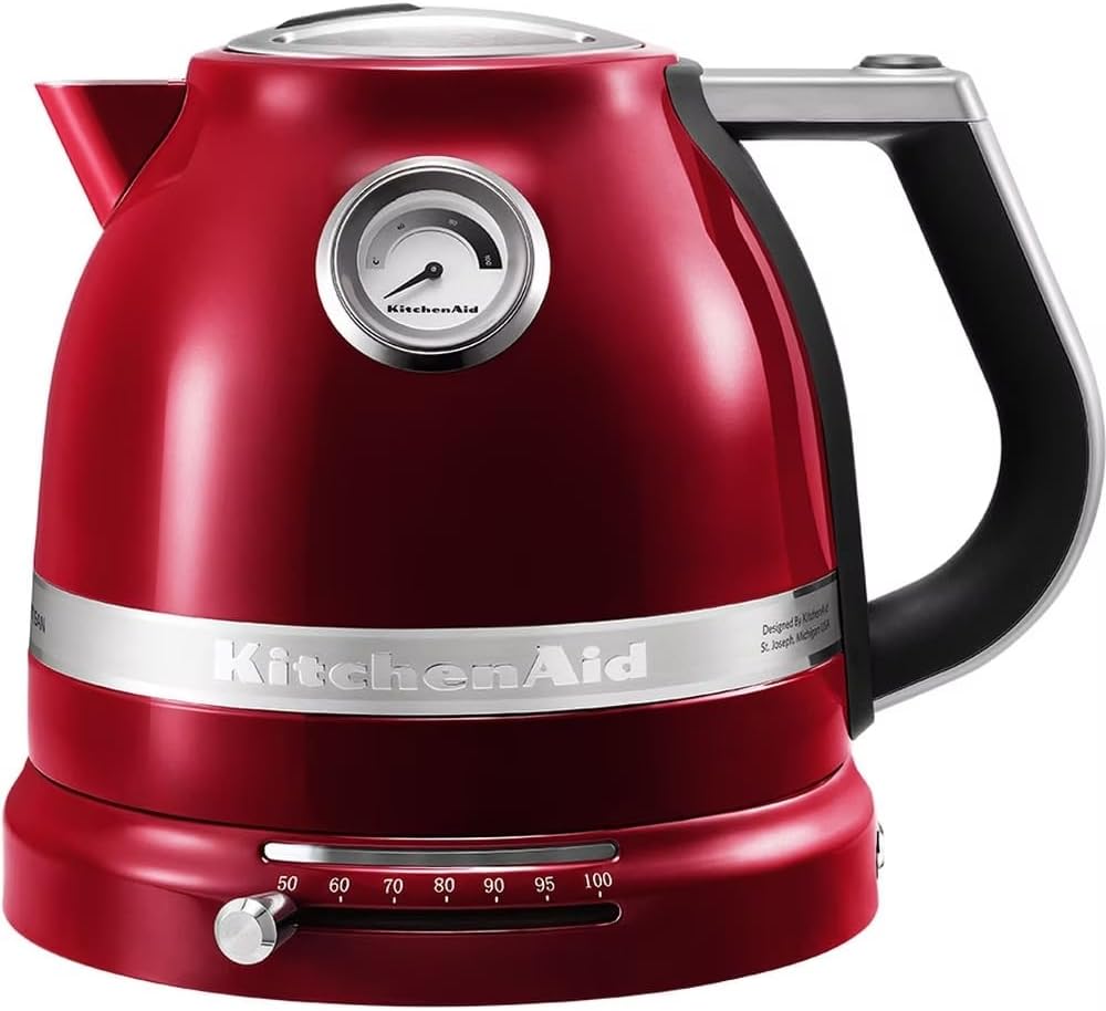 KitchenAid 5KEK1522ECA Wasserkocher Serie Artisan, liebesapfel rot 1.5 Liter Liebesapfel Rot, 1.5 Li