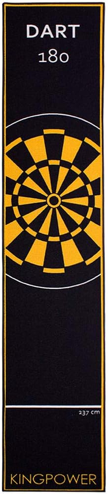 Kingpower Dartmatte Dart Teppich Turnier Matte Abwurflinie Bodenschutz Zubehör Dartpfeile Dartscheib