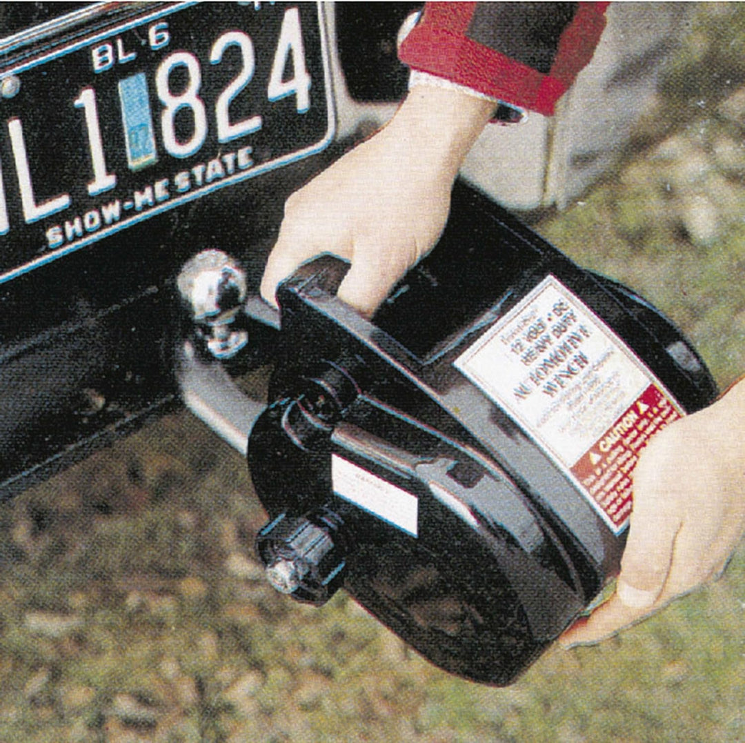 RIBITECH 4277 Seilwinde für Auto, 5 t, vorwärts und rückwärts, 12 V, schwarz