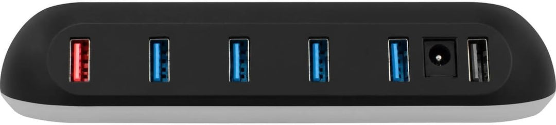 Streamplify USB Hub 3.0 mit Netzteil - 5-Port USB Adapter - USB Verteiler 3.0 - USB Hub Aktiv 3.0 mi