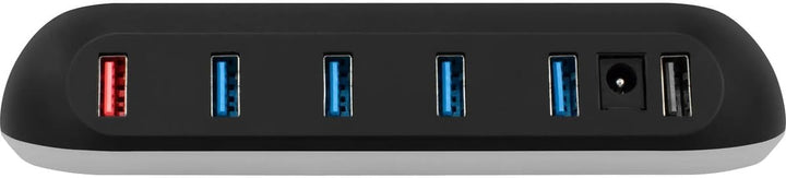 Streamplify USB Hub 3.0 mit Netzteil - 5-Port USB Adapter - USB Verteiler 3.0 - USB Hub Aktiv 3.0 mi