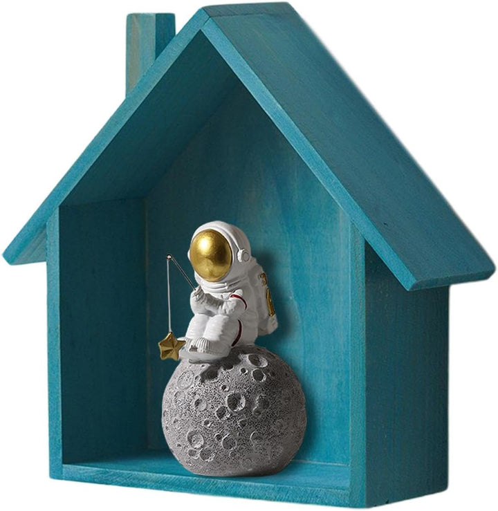Holzbox Hausform | Regalbox Hausform | Wandregale In Hausform | Setzkasten Haus | Wanddekoration Kin
