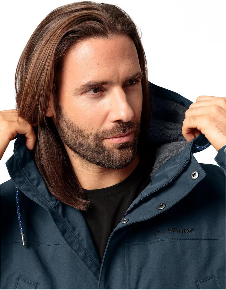 VAUDE Herren Men's Manukau Parka L dark sea uni, L dark sea uni