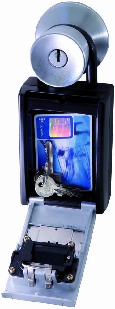ABUS KeyGarage™ 797 - Schlüsselbox mit Bügel zur Befestigung - Schwarz-Silber & KeyGarage™ 787 - Sch