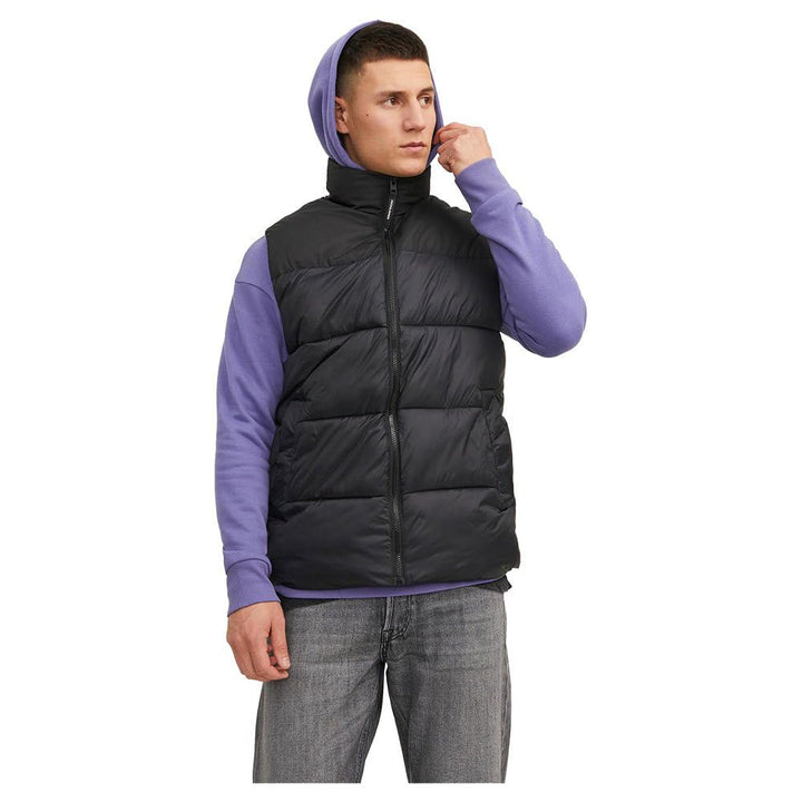 JACK & JONES male Pufferweste Pufferweste XS Schwarz, XS Schwarz