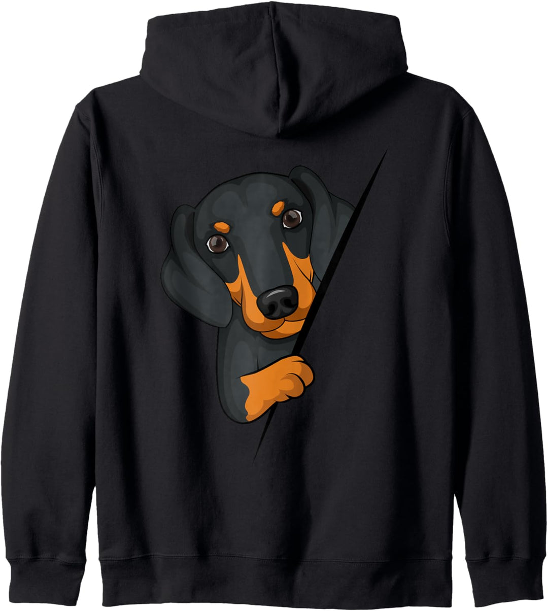 Dackel Dachshund Teckel Kinder Damen Kapuzenjacke
