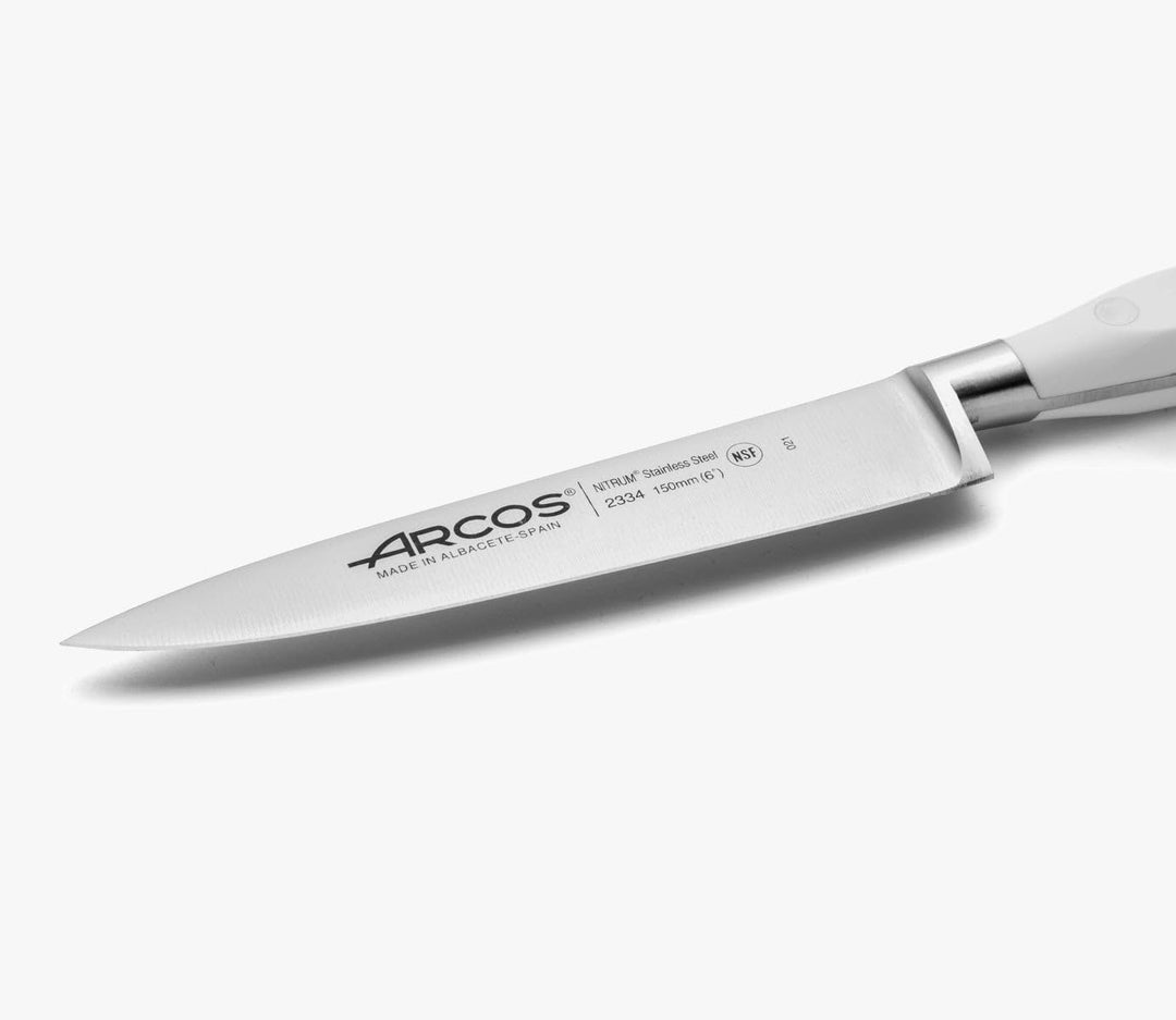 Arcos 233424 Serie Riviera Blanc - Kochmesser - Klinge aus Nitrum geschmiedetem Edelstahl 150 mm - H