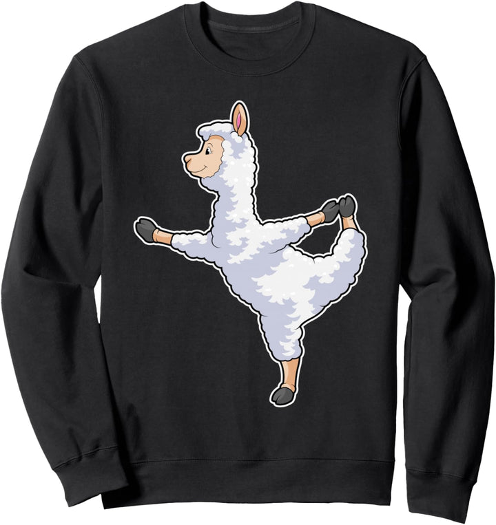 Lama Yoga Fitness Gymnastik Sweatshirt