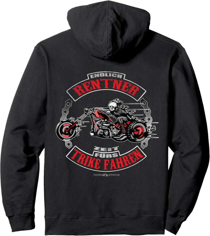 Der Trike Rentner, cooles Design im vitage triker Look Pullover Hoodie