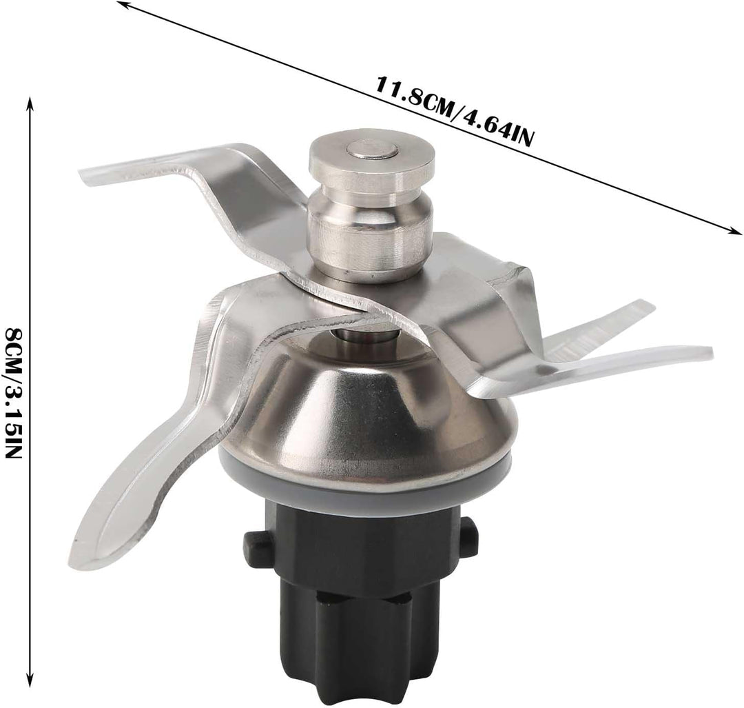 Kompatibel mit Thermomix Messer TM31 Ersatz,Messer TM31 aus Edelstahl inkl Diсhtung Ersatz,Kompatibe
