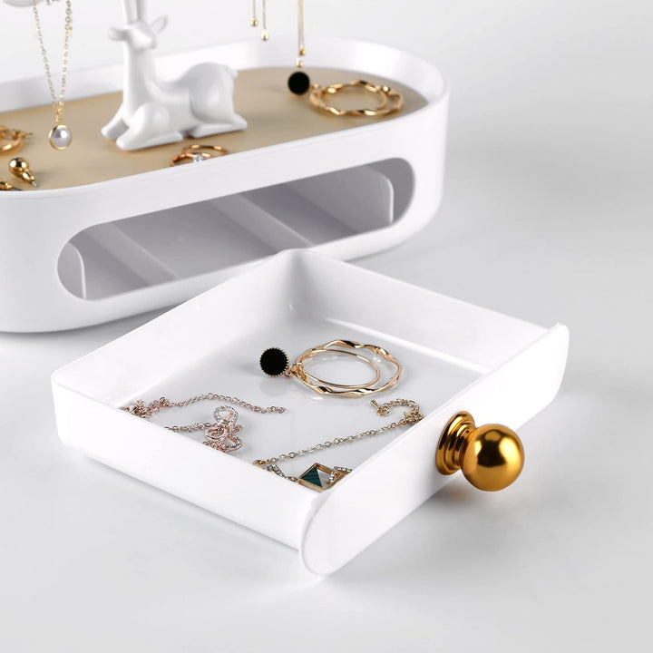 MORE&LESS Aluminiumlegierung Griff Geweih Schmuck Display-Rack Baum Turm hängenden Ring Ohrringe Hal