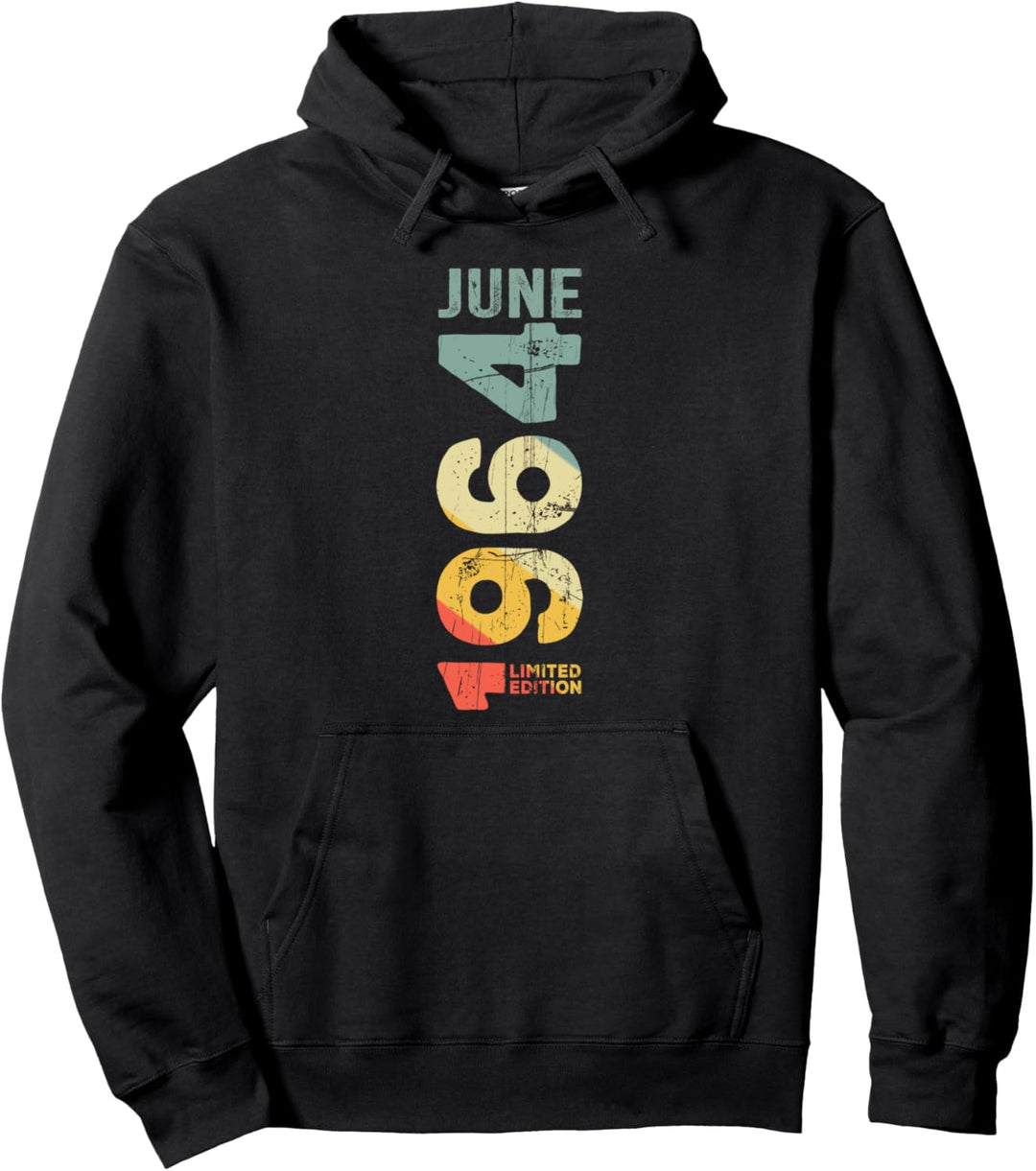 Retro Vintage Juni 1964 Jahr 1964 Vintage 1964 Seit 1964 Pullover Hoodie