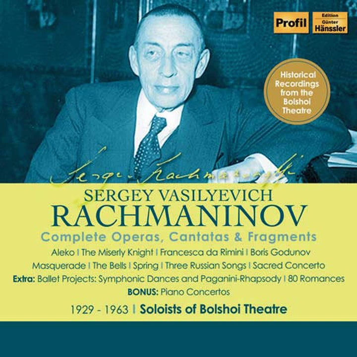 Rachmaninov: Complete Operas/Sämtliche Opern, Boris Godunov, Die Glocken, Aleko, Der geizige Ritter,