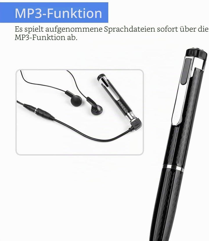VBESTLIFE Digital Voice Recorder,Pen-Shaped 20 Stunden Digital Voice Recorder 192Kbps Audio Recorder