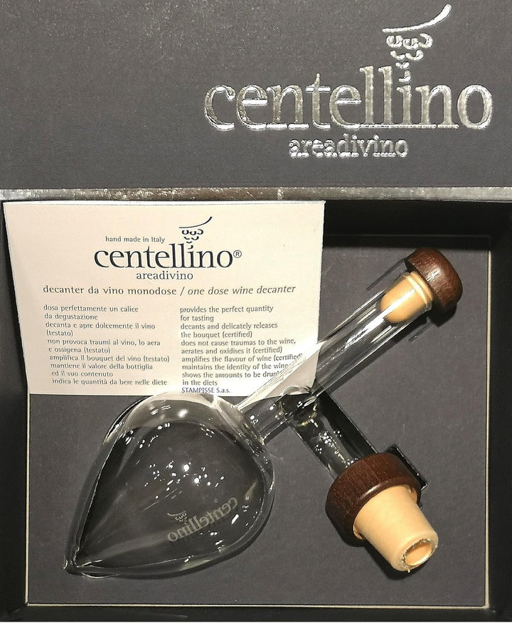 Centellino Areadivino Wein Luftsprudler und Dekanter für Wein 125 ml