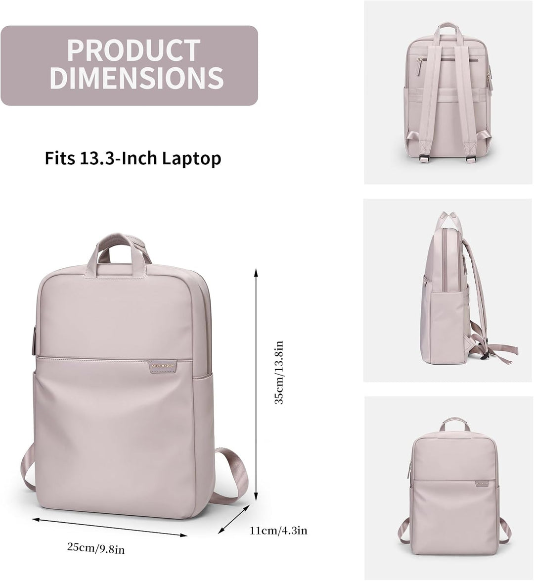 GOLF SUPAGS Reiserucksack für Damen 13.3 Zoll Laptop Rucksack Elegant Anti-Diebstahl, Rucksack Flugz