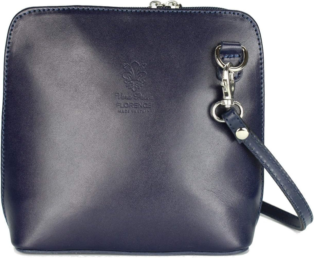 Belli italienische Ledertasche Damen Umhängetasche klein Handtasche Schultertasche Abendtasche in du