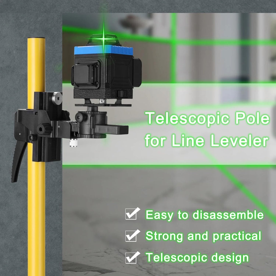 Stativ Für Laser,Nivellier-Dreibein,1/4“-20 5/8”-11 Gewinde,Höhenverstellbar 700-3600 Mm,Integrierte