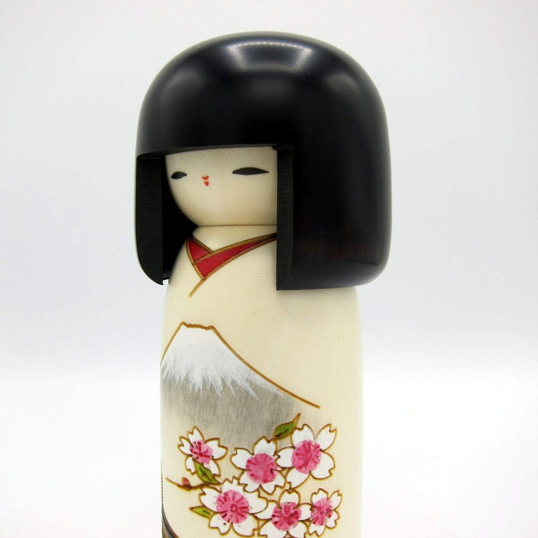 Usaburo Sosaku Kokeshi Doll Fujiyama Made in Japan