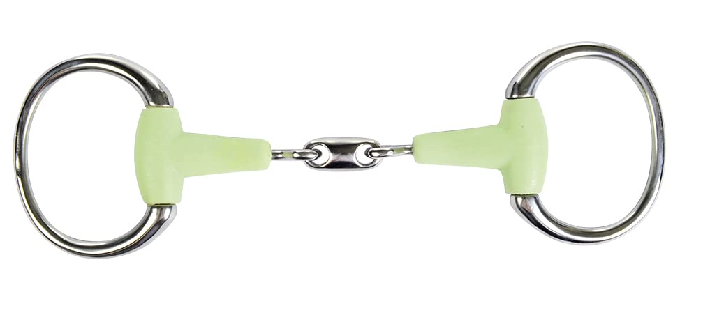 HKM Doppelt gebr. Olivenkopfgebiss 16 mm Apfel Breite 14,5 cm, Ringe Ø 65 mm, Breite 14,5 cm, Ringe