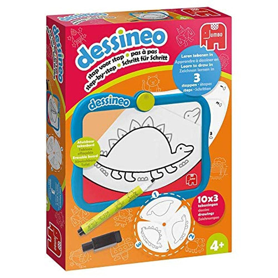 Jumbo Spiele Dessineo Doodle Kreativspielzeug - Lernspiel zum Malen und Zeichnen - für Kinder ab 4 J
