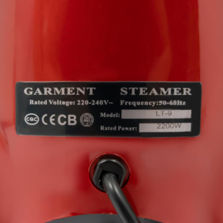 Vertikaler Steamer & Dampfglätter 2200W, Einstellbare Stand Dampfbügler mit 3L Wasserspeichertank, 6
