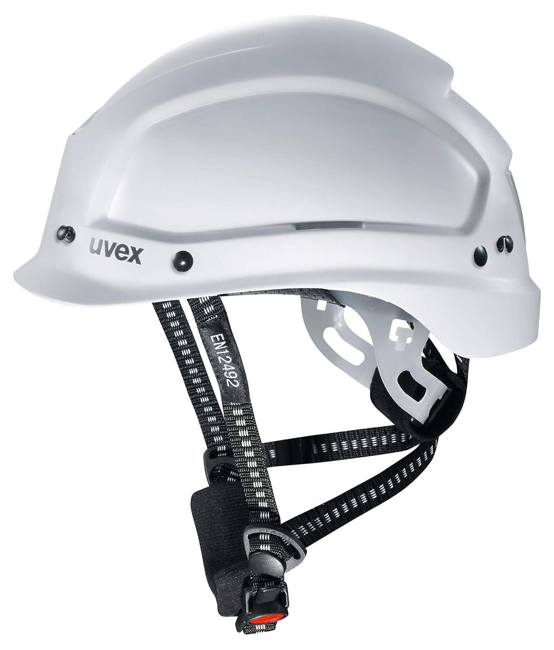 Uvex Pheos Alpine Schutzhelm - Belüfteter Arbeitshelm für die Baustelle - Weiss Weiss Einheitsgrösse