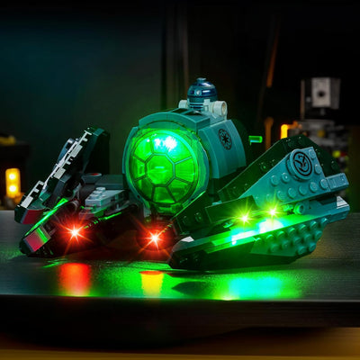 LocoLee Licht Set Kompatibel mit Lego Yodas Jedi Starfighter 75360, Nur Lichter Set - Kein Modell, L