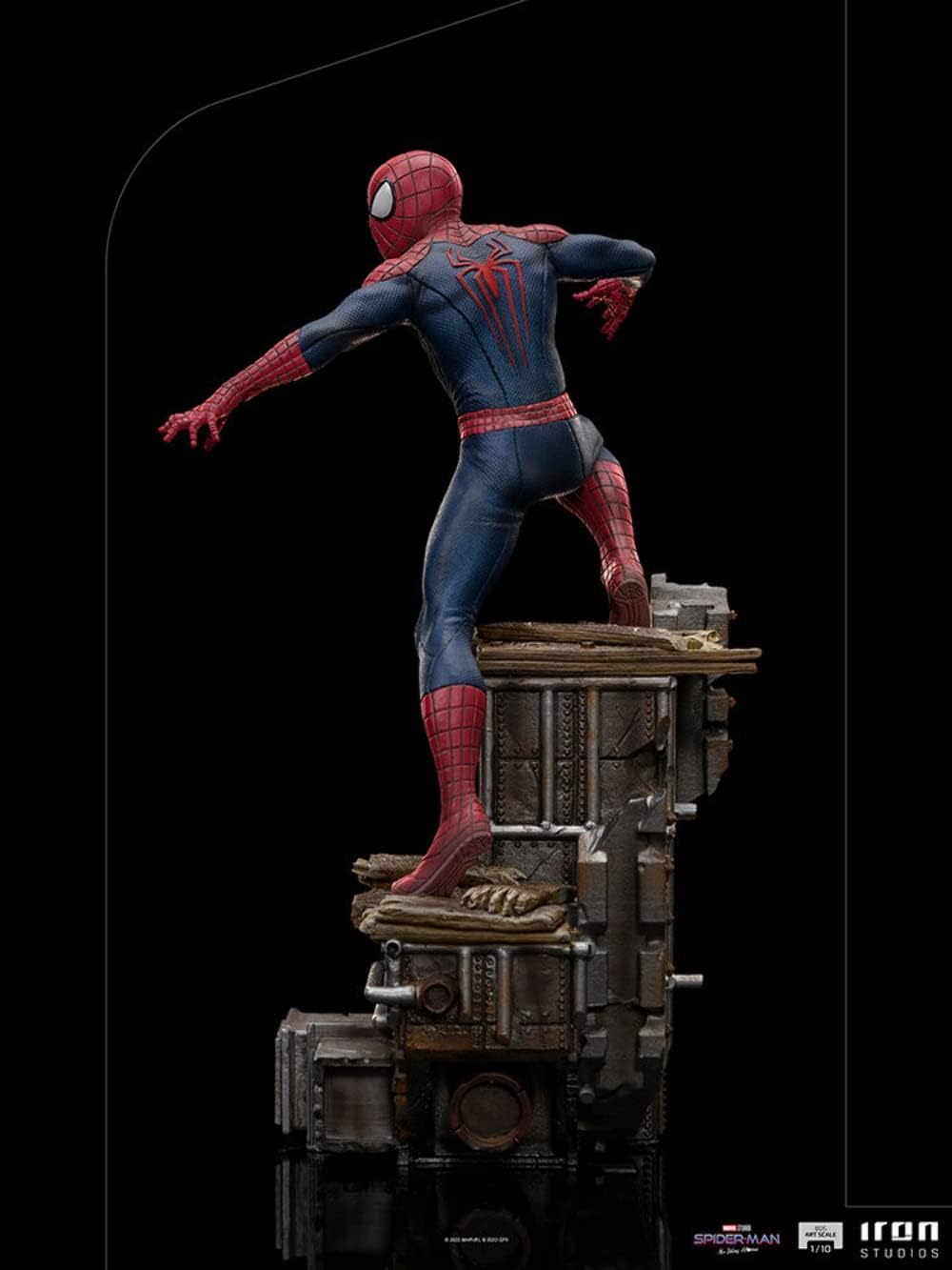 Iron Studios MARCAS66222-10 Spider-Man No Way Home Figur Peter #3, Massstab 1:10