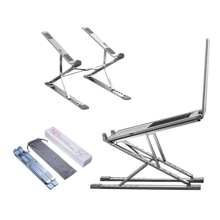 Laptop Ständer, SHARKSPEED 9+7-Stufe Höhenverstellbarer Laptop Stand, Aluminium Belüfteter Notebook