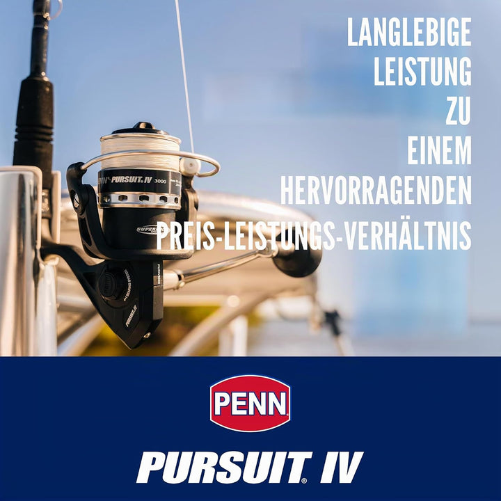 PENN Pursuit IV Salzwasser Spinnrolle – Spinnangeln, Jig, Köderrolle für den Allround-Einsatz, Boot,