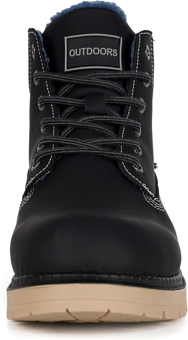 Unisex Winterstiefel Warm Winterschuhe Gefütterte Stiefeletten Wasserdicht Boots Gr.36-47 36 EU Schw