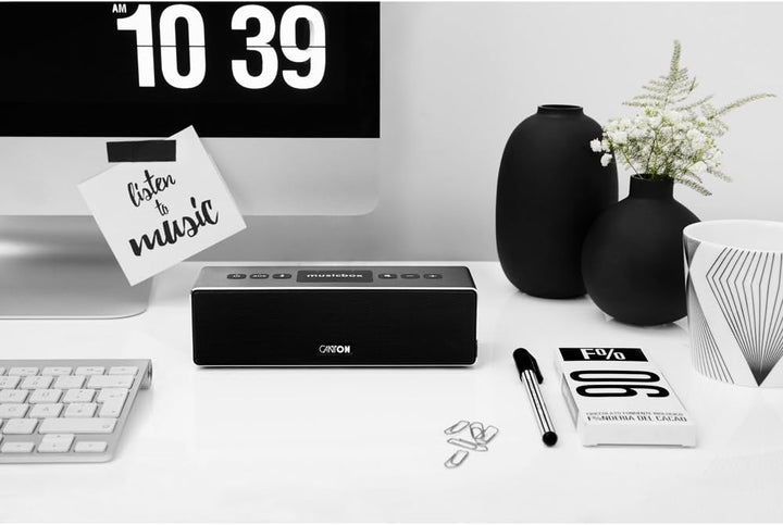 Canton Musicbox XS Portabler Bluetooth-Lautsprecher - Schwarz schwarz Single, schwarz Single