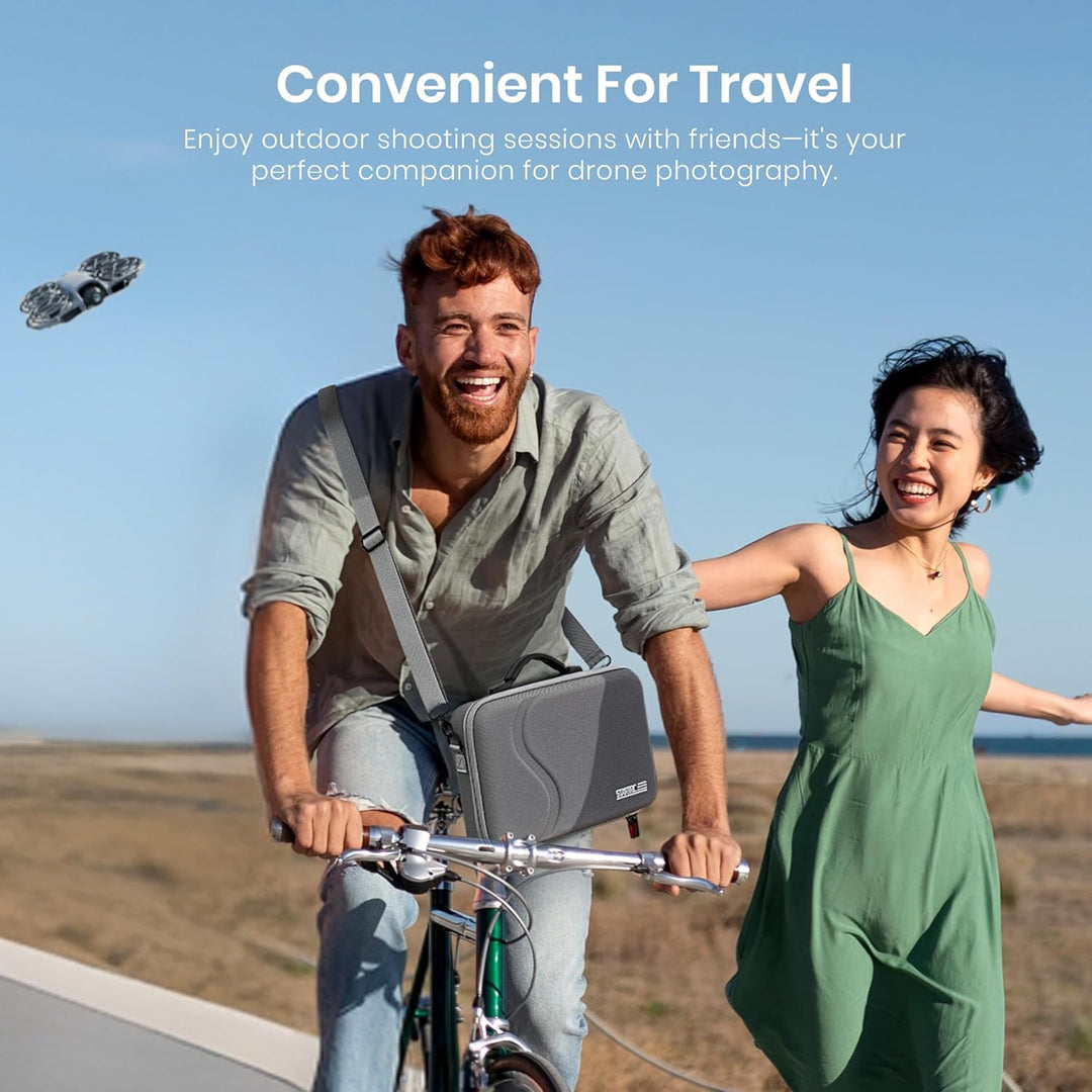 STARTRC Neo 2 Tasche,Tragbar PU Case für DJI Neo 2 Fly More Combo Zubehör, Tragetasche für DJI Neo 2
