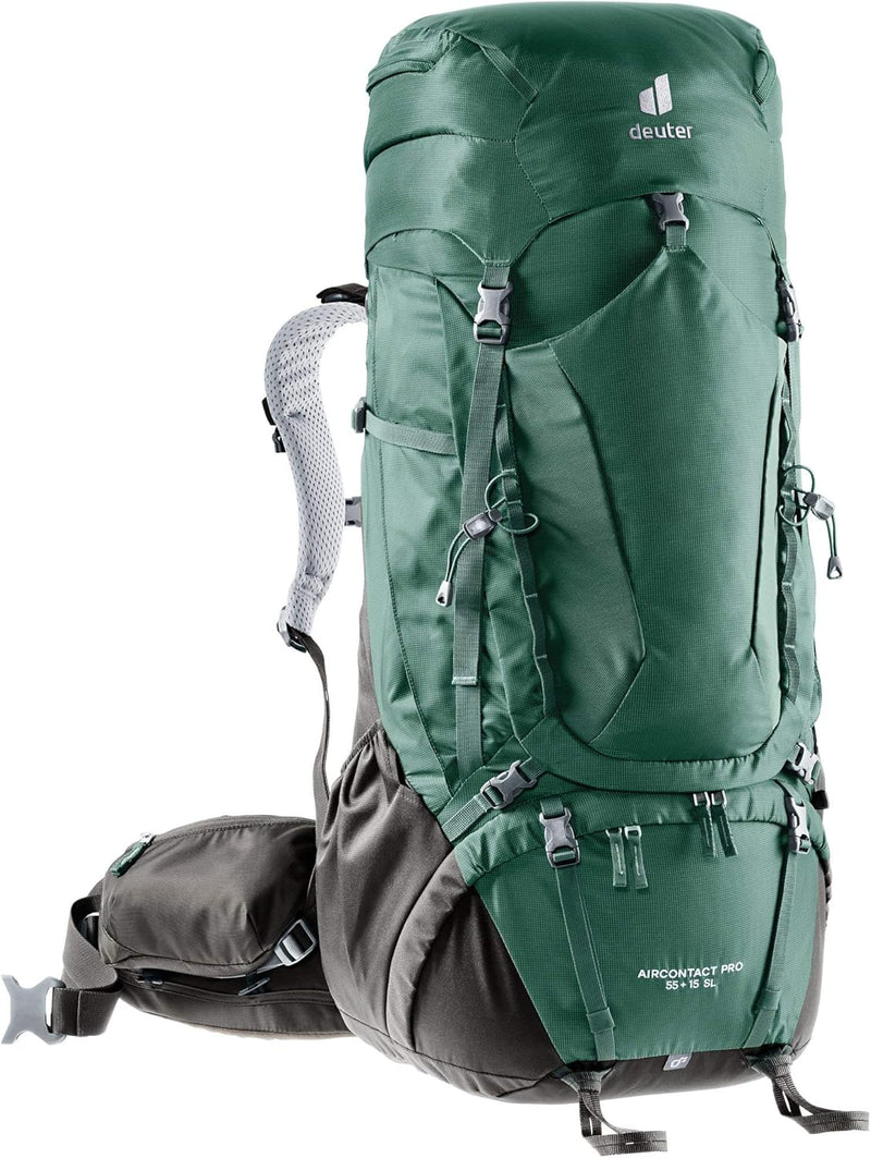 deuter Aircontact Pro 55+15 SL Damen Trekking Rucksack Seagreen-coffee, Seagreen-coffee