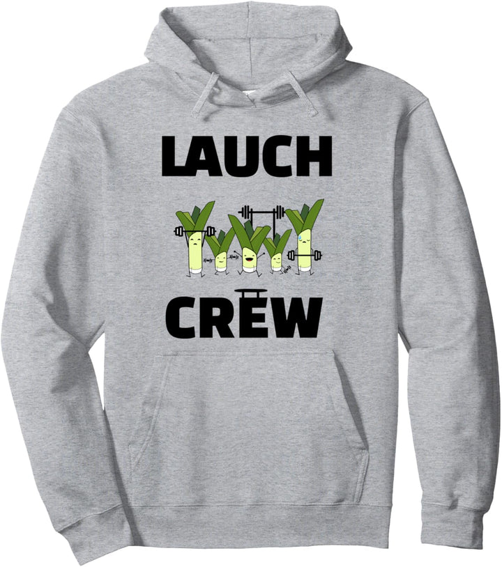 Lauch Crew - Team Fitness Trainings Bodybuilding Sport Pullover Hoodie