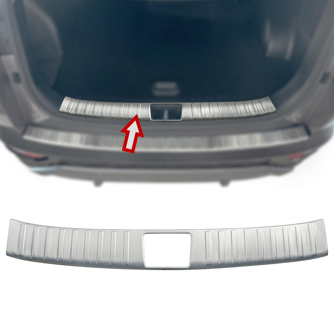 RECAMBO Ladekantenschutz Edelstahl MATT - kompatibel für Hyundai Tucson | Typ NX4 | BJ ab 2020> - V2