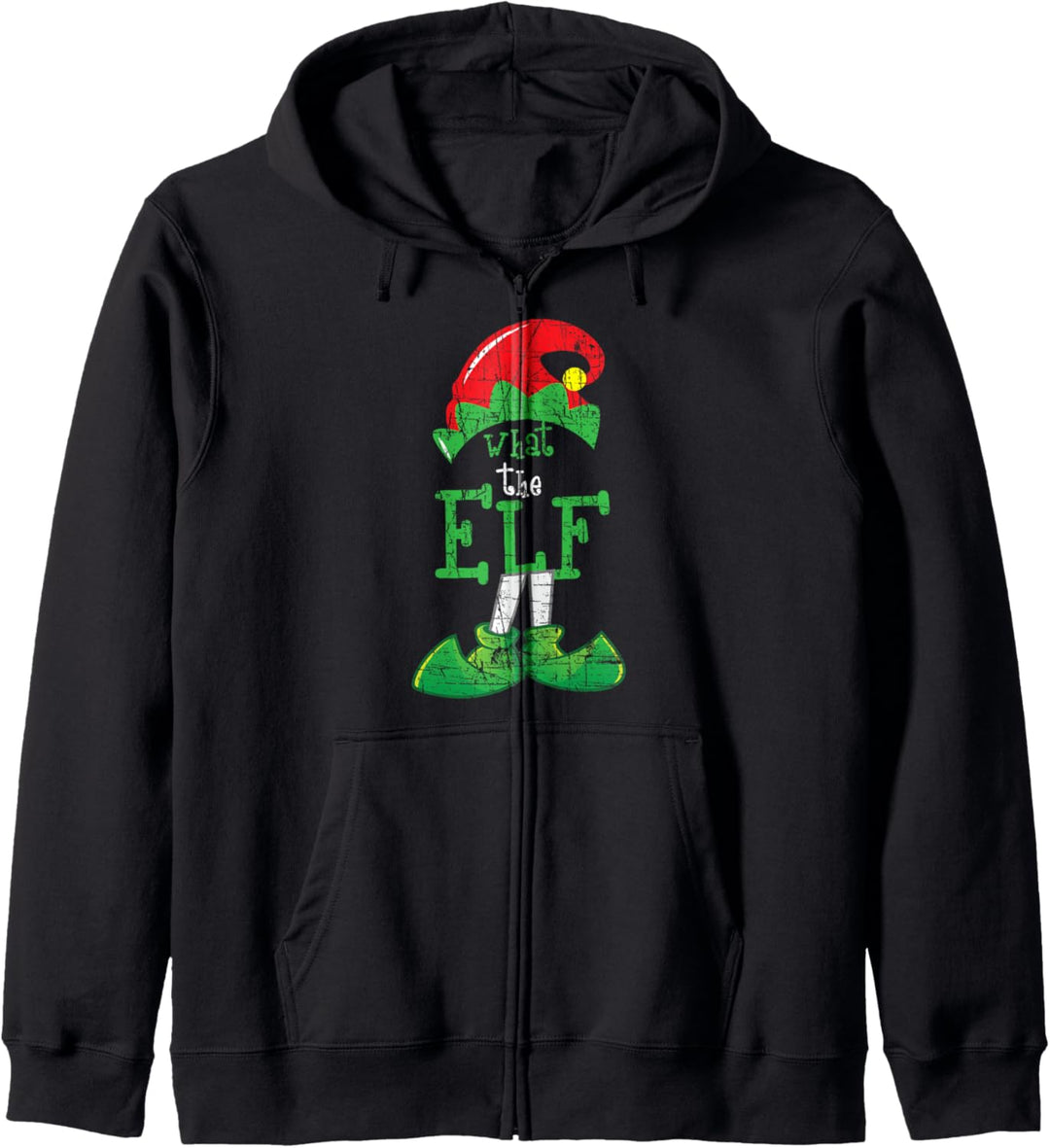 Was der Elf lustige Weihnachtsfamilie passendes Geschenk Kapuzenjacke