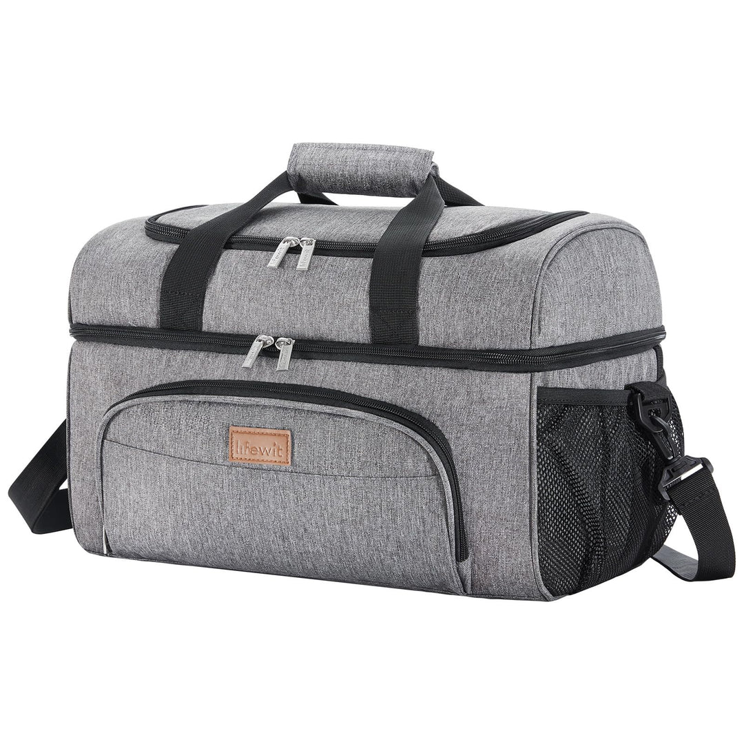 Lifewit Kühltasche Kühlbox Gross Einkaufstasche Faltbar Cooler Bag Sportliche Isoliertasche Double D