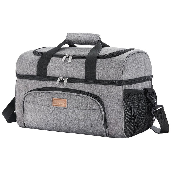 Lifewit Kühltasche Kühlbox Gross Einkaufstasche Faltbar Cooler Bag Sportliche Isoliertasche Double D
