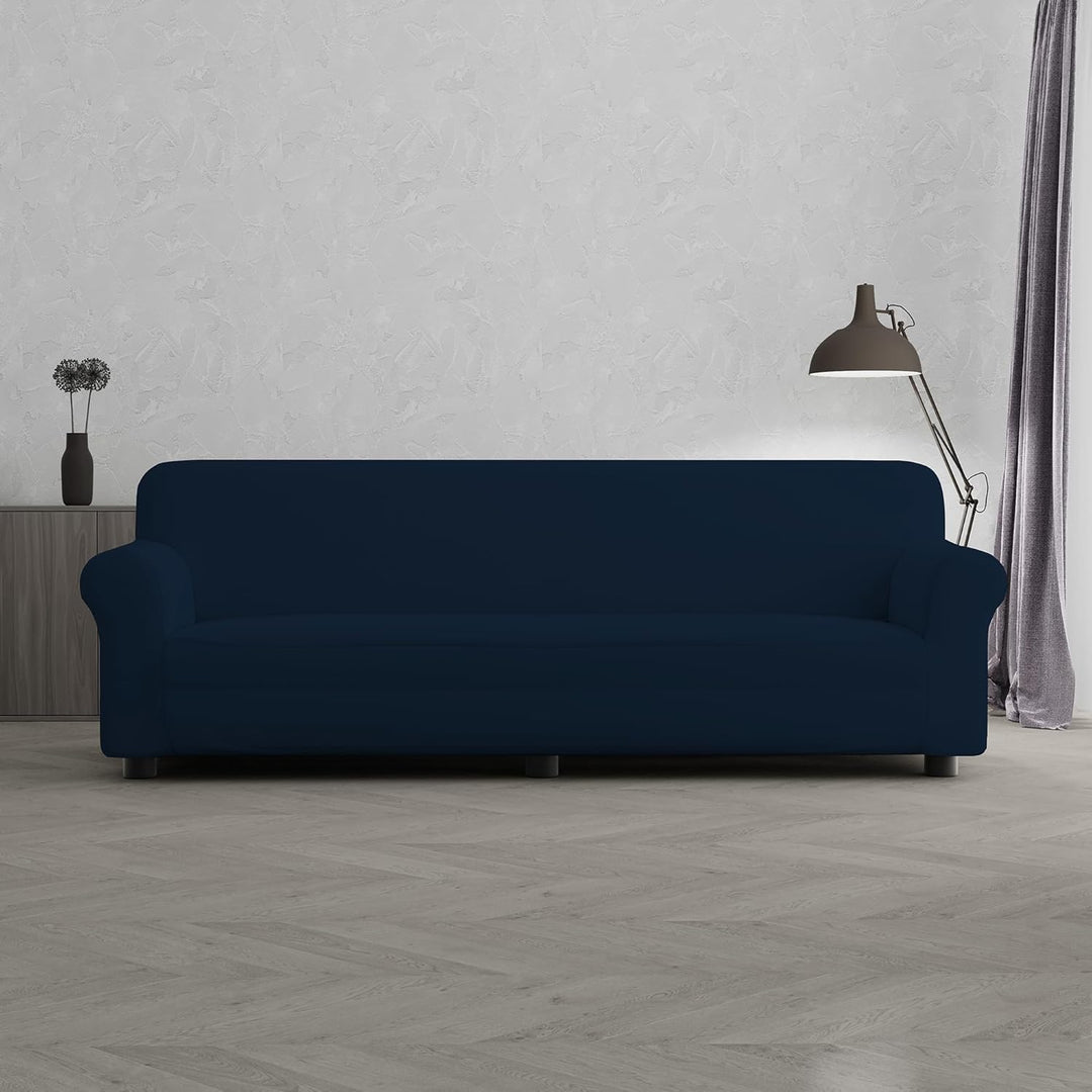 Italian Bed Linen Sofa-Schonbezug “Più Bello”, Dunkelblau, 4 PLÄTZE 4 PLÄTZE Dunkelblau, 4 PLÄTZE Du